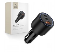 Tech-Protect CC04 3-Port Car Charger PD 175W – Μαύρο